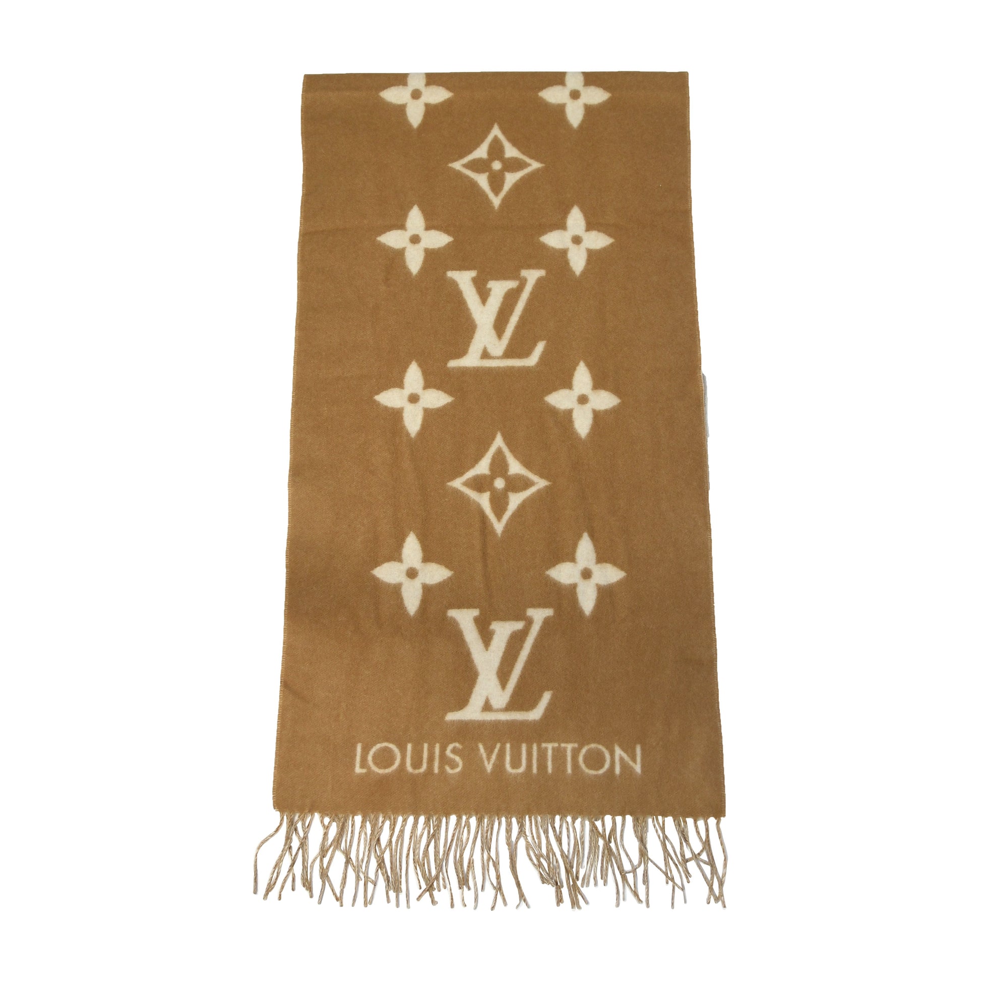 Louis Vuitton Reykjavik Scarf Beige-NOBLEMARS