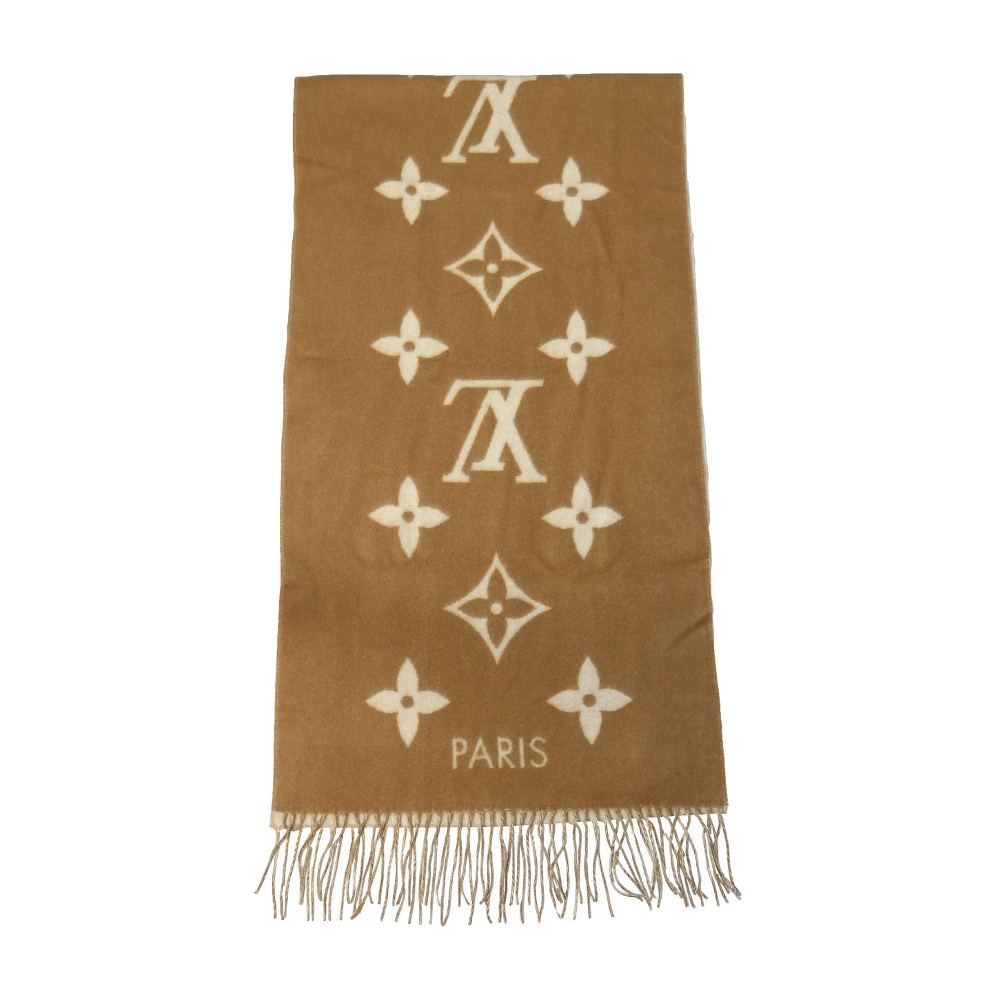 Louis Vuitton Reykjavik Scarf Beige-NOBLEMARS