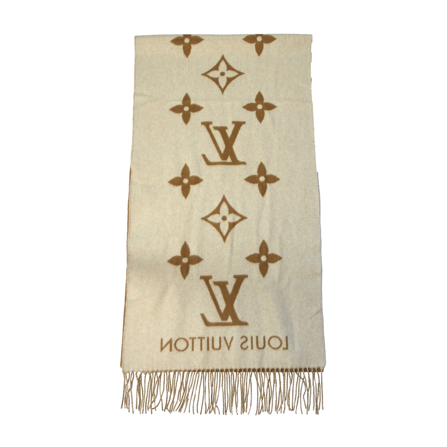 Louis Vuitton Reykjavik Scarf Beige-NOBLEMARS