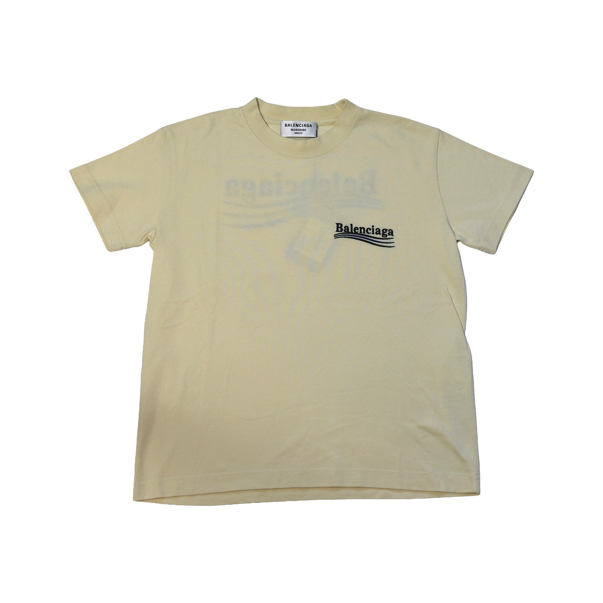 Balenciaga Political Campaign T-Shirts Beige-NOBLEMARS