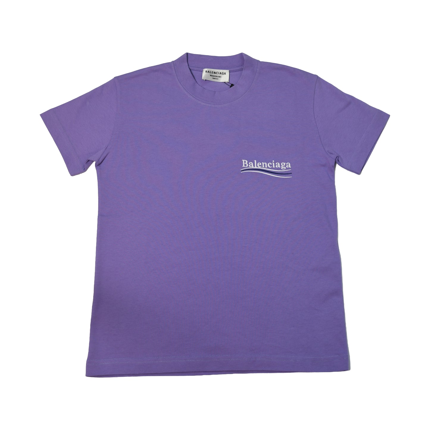 Balenciaga Political Campaign T-Shirts Purple-NOBLEMARS