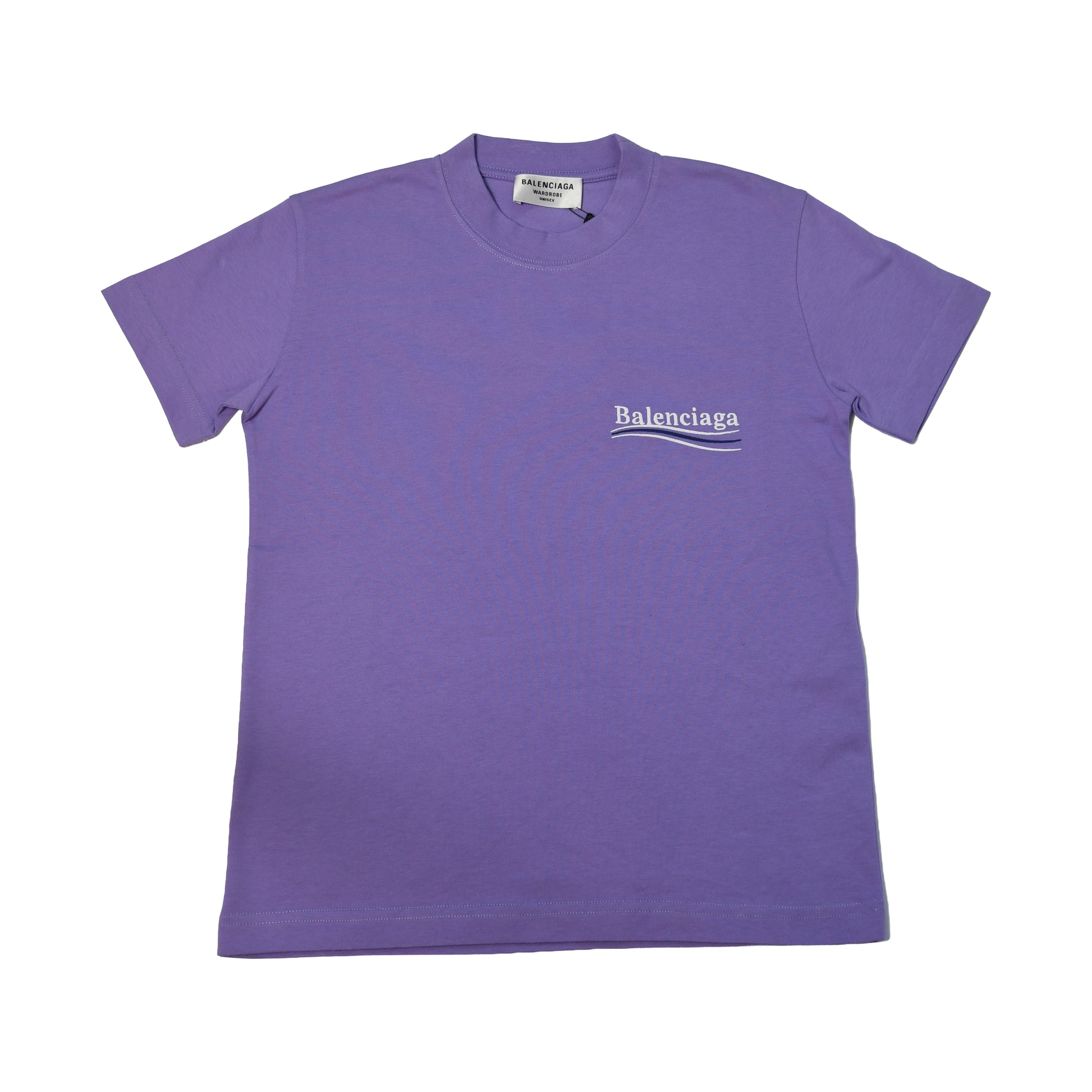Balenciaga Political Campaign T-Shirts Purple-NOBLEMARS