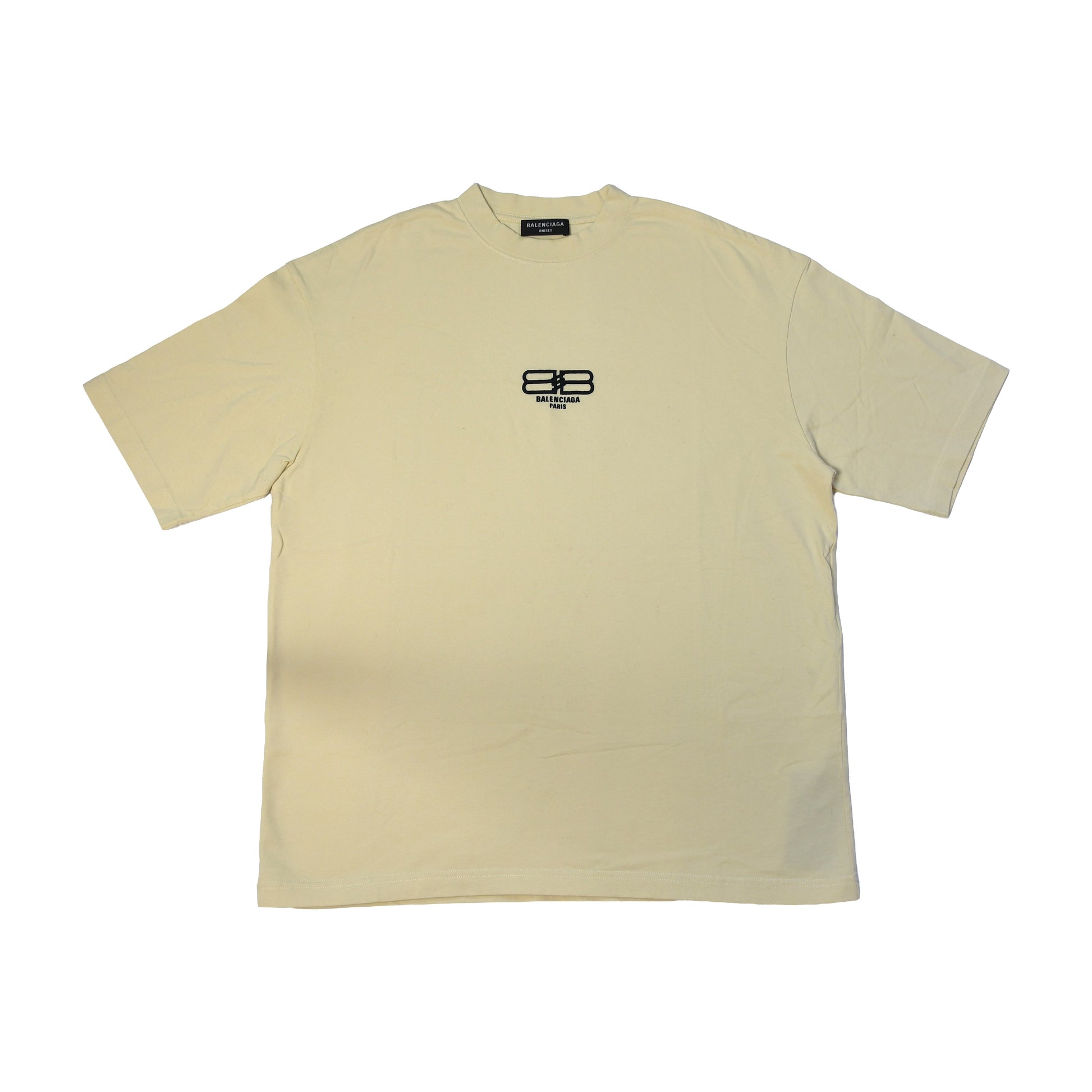 Balenciaga BB Paris Icon T-Shirts Beige-NOBLEMARS