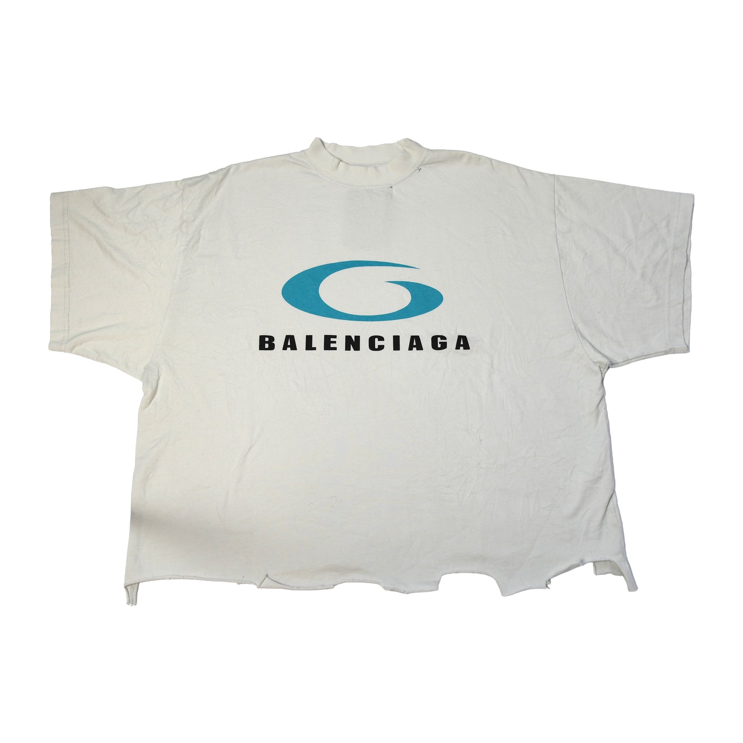 Balenciaga Loop Sports Icon T-shirts Dirty White-NOBLEMARS