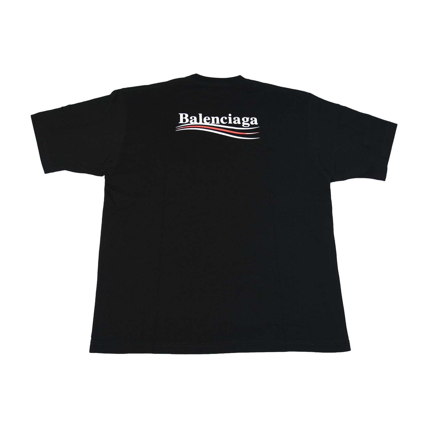 Balenciaga Political Campaign T-Shirts Black-NOBLEMARS