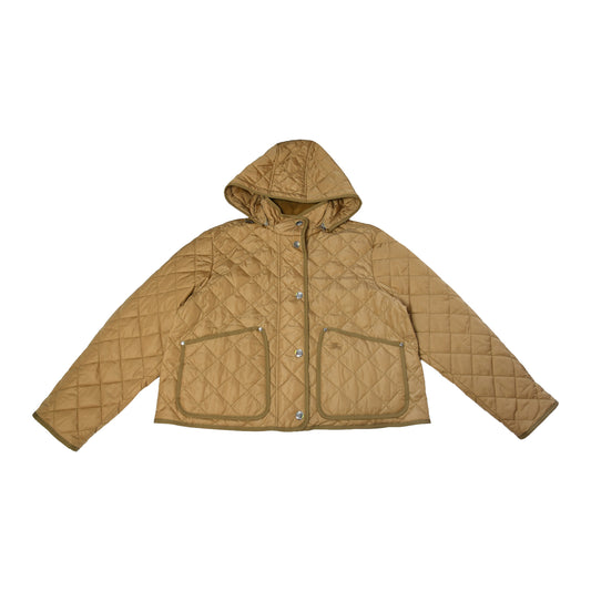 Burberry Humbie Diamond Quilted Nylon Hooded Jacket Brown-NOBLEMARS