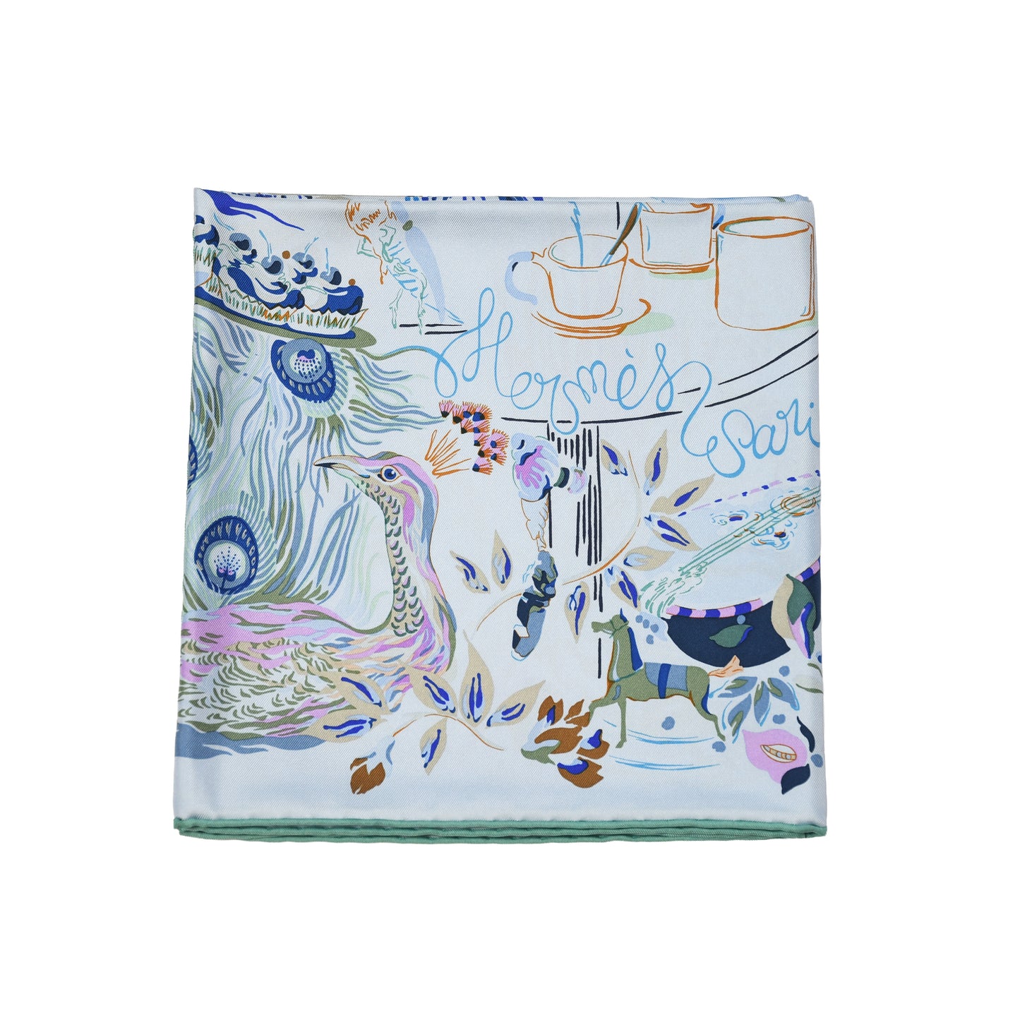Hermes Emile et une Nuit Silk Square Scarf Multicolor-NOBLEMARS