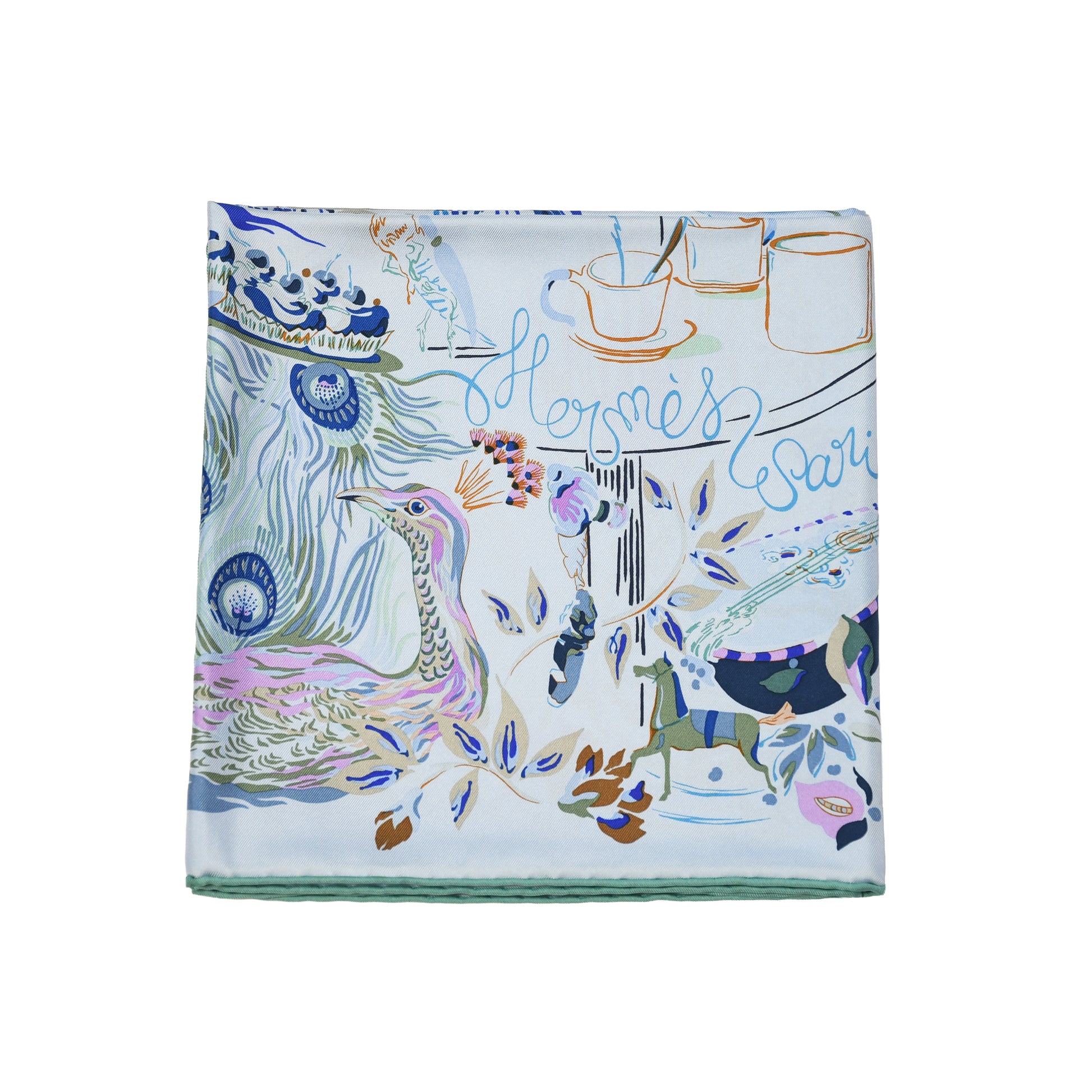 Hermes Emile et une Nuit Silk Square Scarf Multicolor-NOBLEMARS