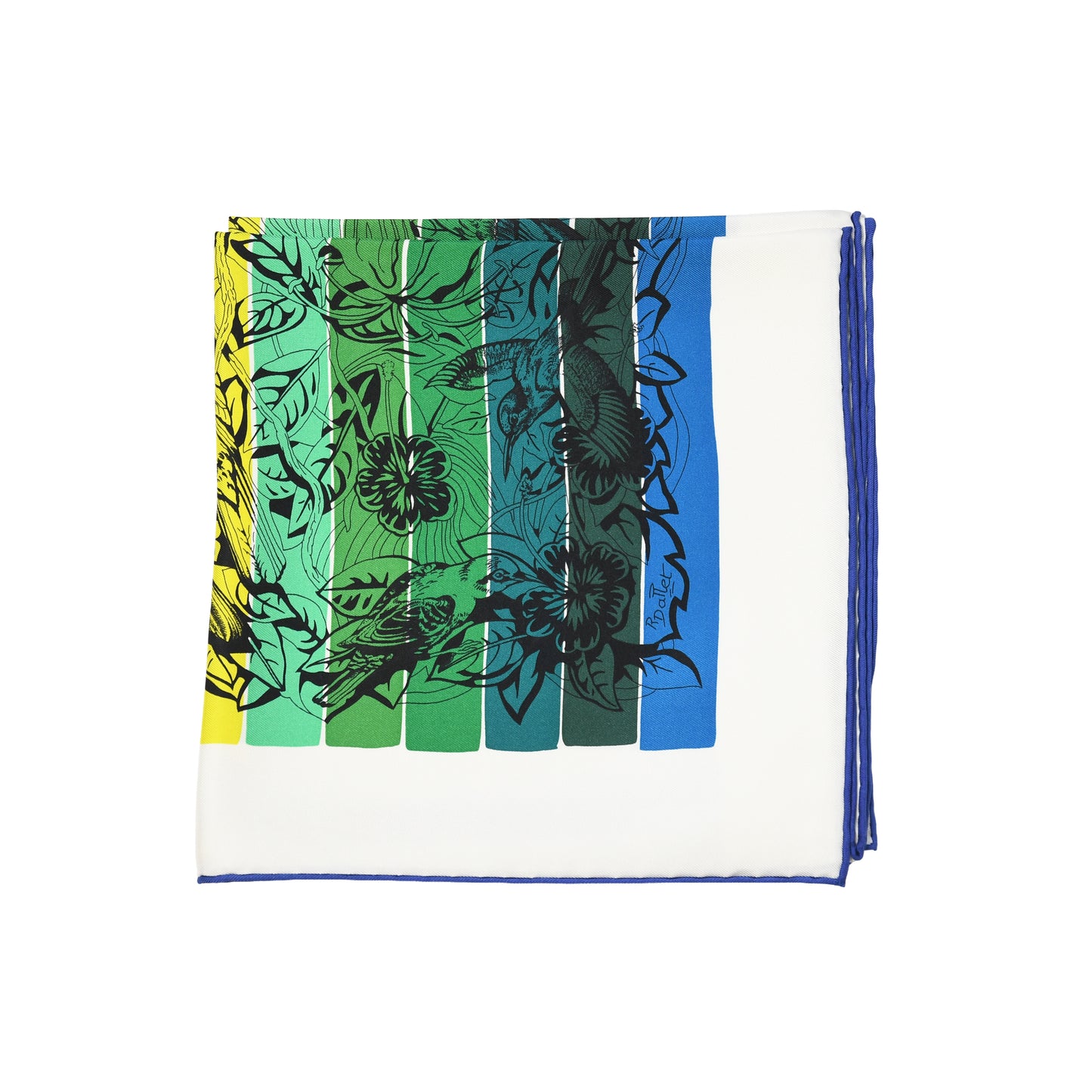 Hermes Jungle Love Rainbow Silk Square Scarf Multicolor-NOBLEMARS