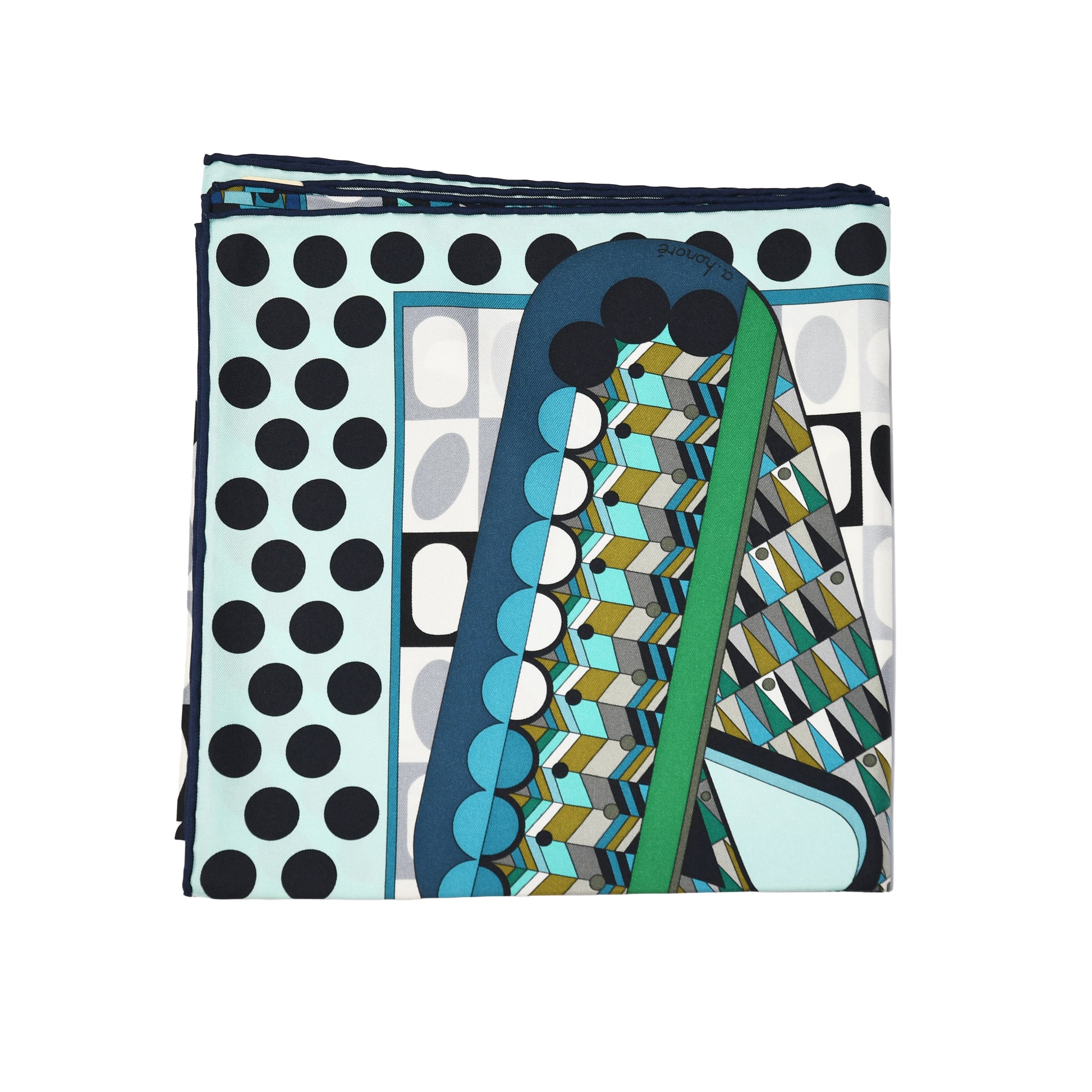 Hermes Les Ailes de la Soie 90 Silk Square Scarf Multicolor-NOBLEMARS