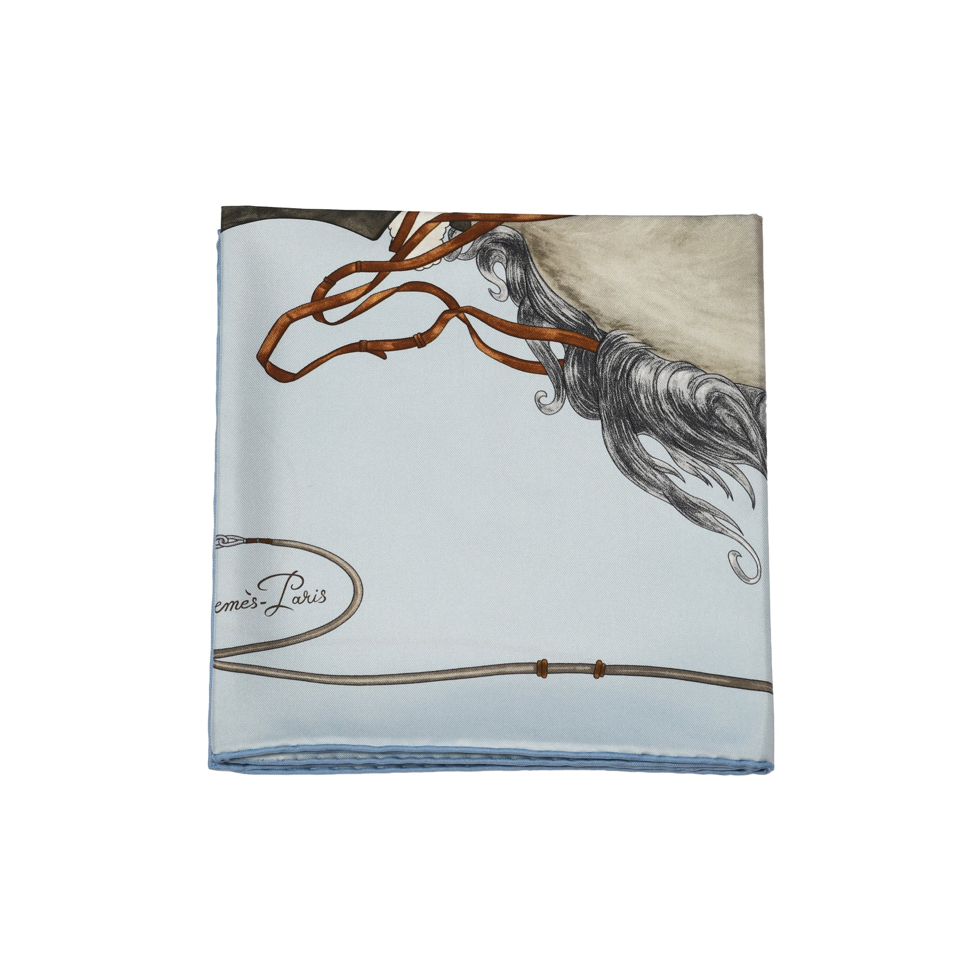 Hermes Grand Galop 90 Silk Square Scarf Multicolor-NOBLEMARS