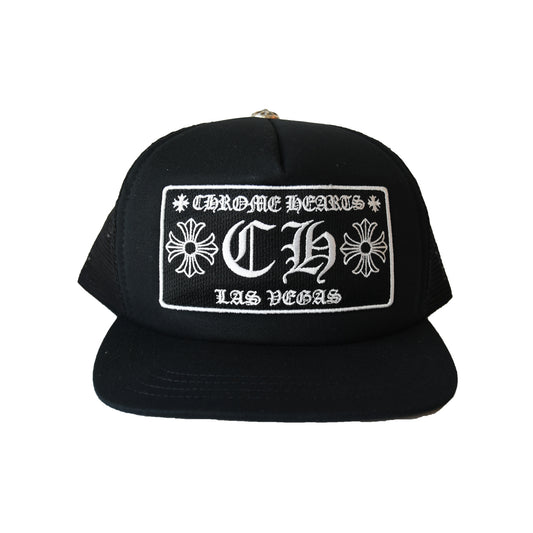 Chrome Hearts Las Vegas Exclusive Trucker Hat Black