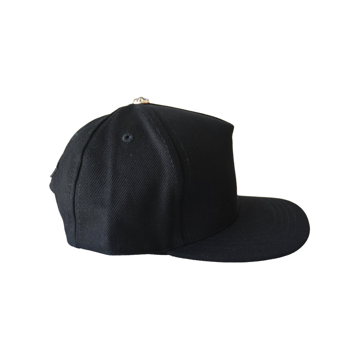 Chrome Hearts Vertical Logo Baseball Cap Black