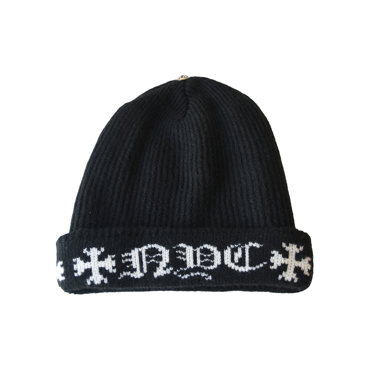 Chrome Hearts Big Daddy Cashmere Beanie Black