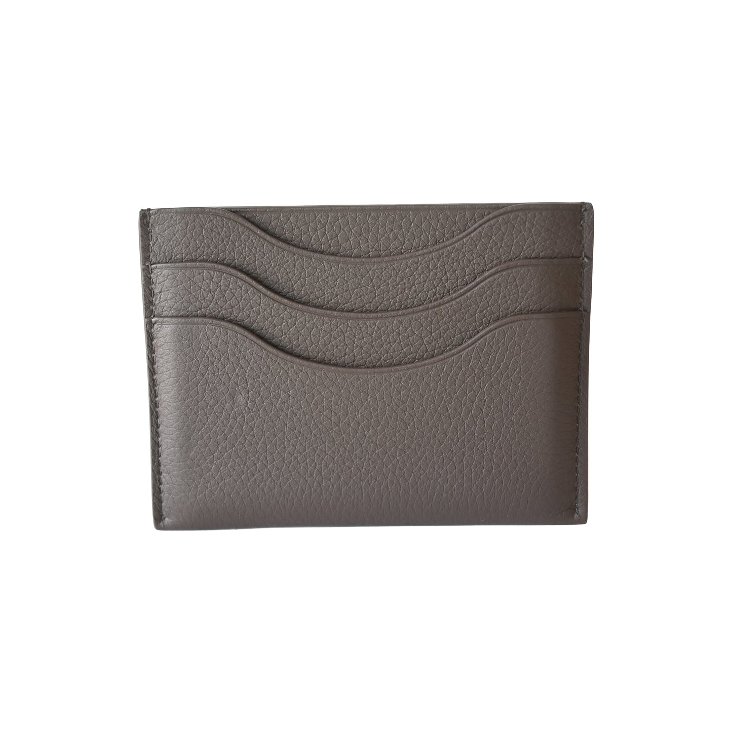 Loro Piana Extra Grained Calfskin Card Holder Warm Mastic
