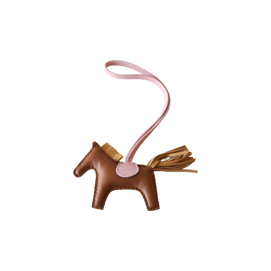 Hermes Rodeo Pegasus PM Charm Pink Brown