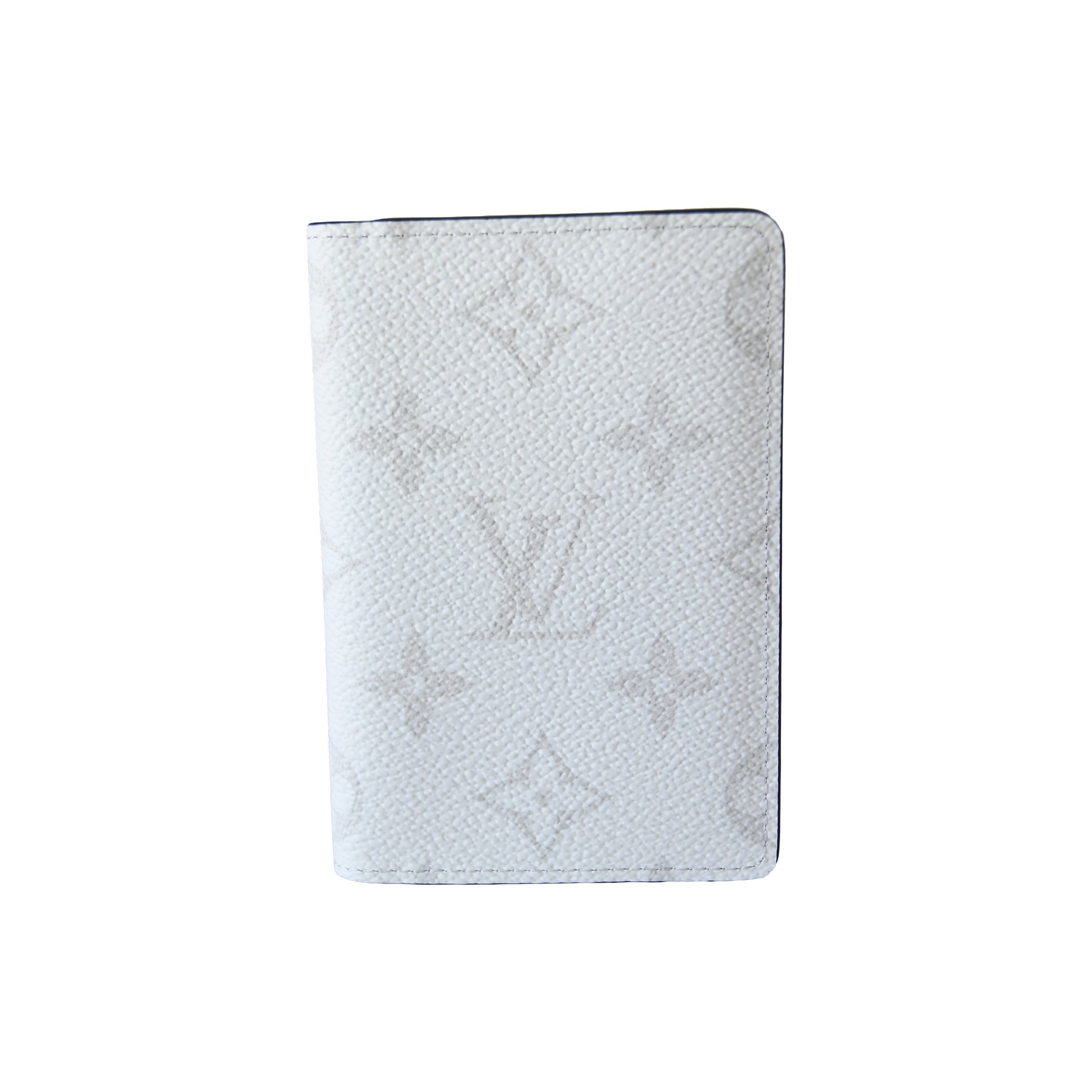 Louis Vuitton Pocket Organizer Monogram Taigarama White- NOBLEMARS
