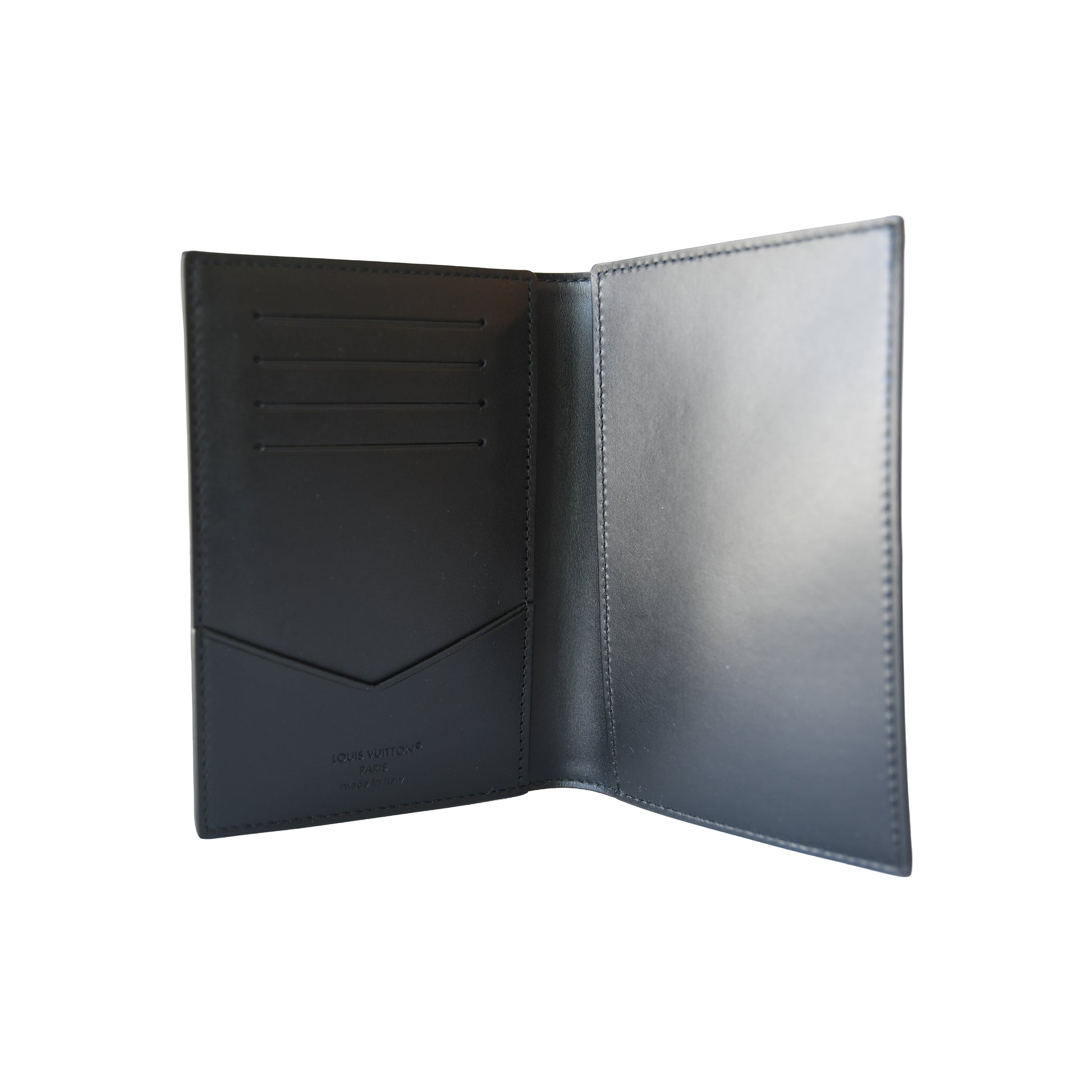 Louis Vuitton Passport Cover Monogram Shadow Black- NOBLEMARS