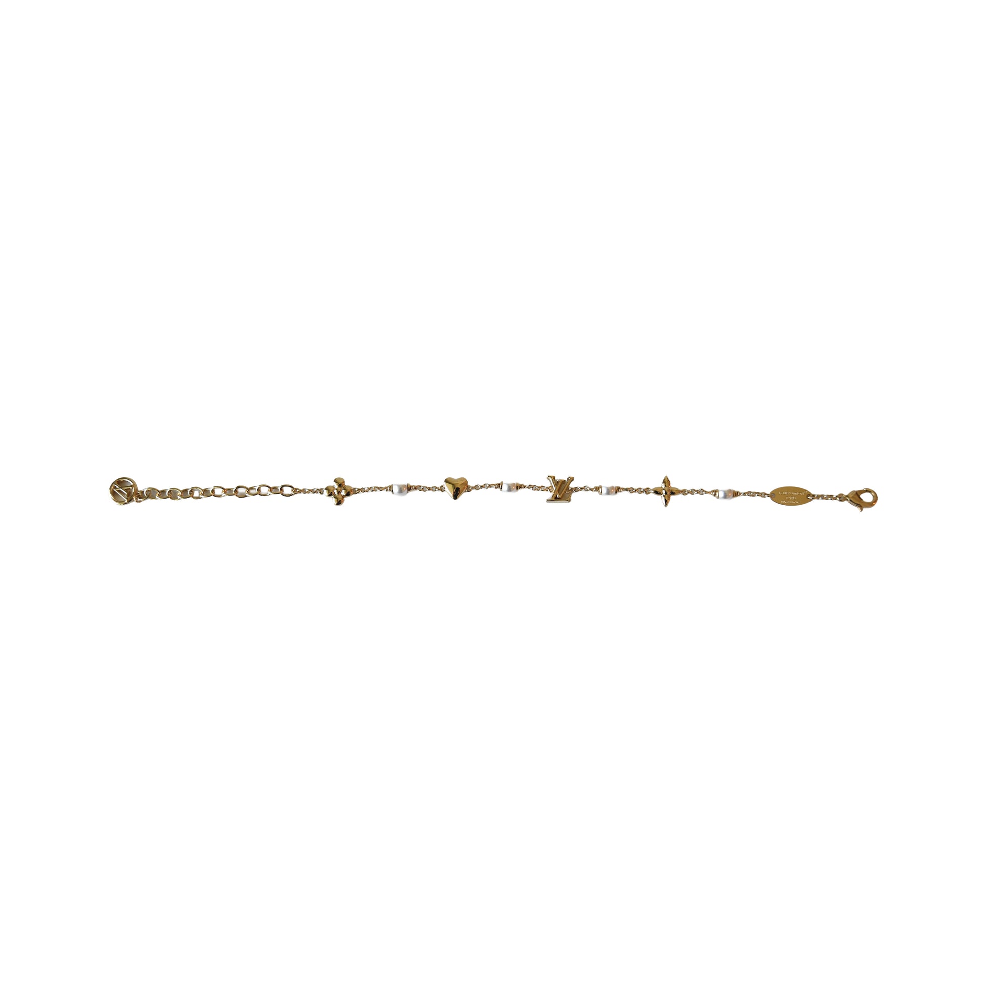 Louis Vuitton LV Heart Bracelet Gold- NOBLEMARS