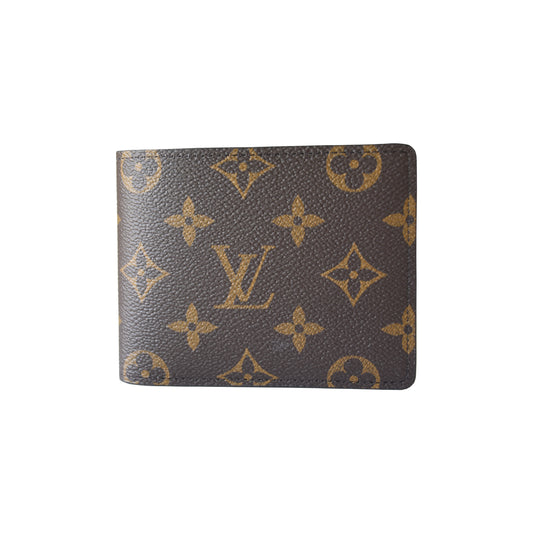 Louis Vuitton Monogram Canvas Multiple Wallet Brown