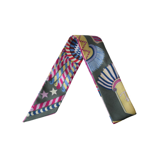 Hermes Epaulettes de Gala Twilly Multicolor