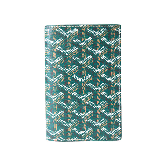 Goyard Grenelle Passport Cover Green