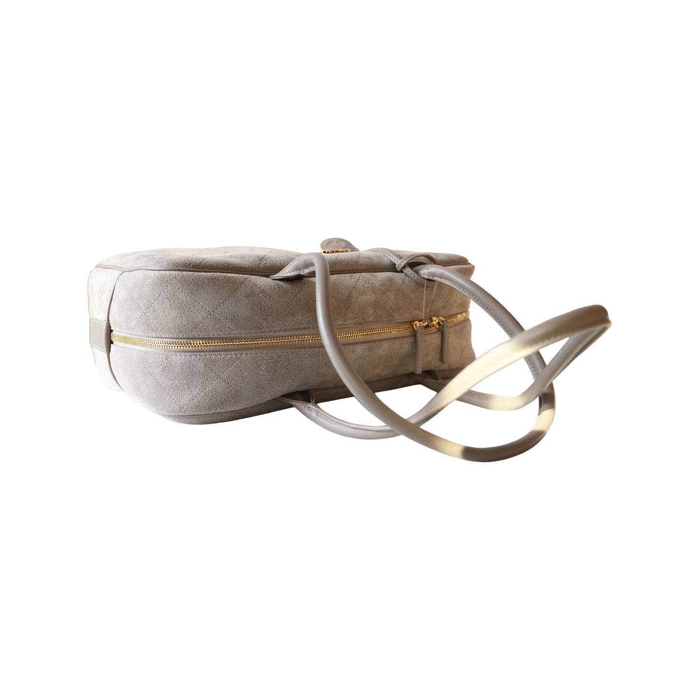 Chanel 26S Perfect Bowling Bag Light Grey