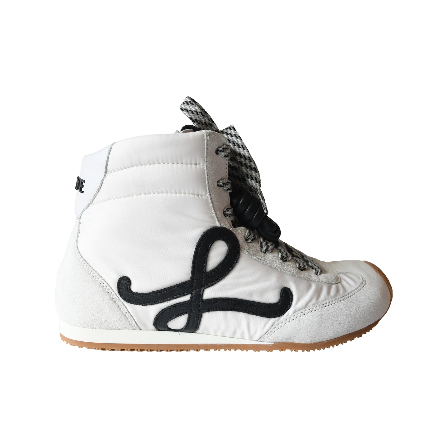 Loewe Ballet Runner 2.0 High-Top Sneakers White Black