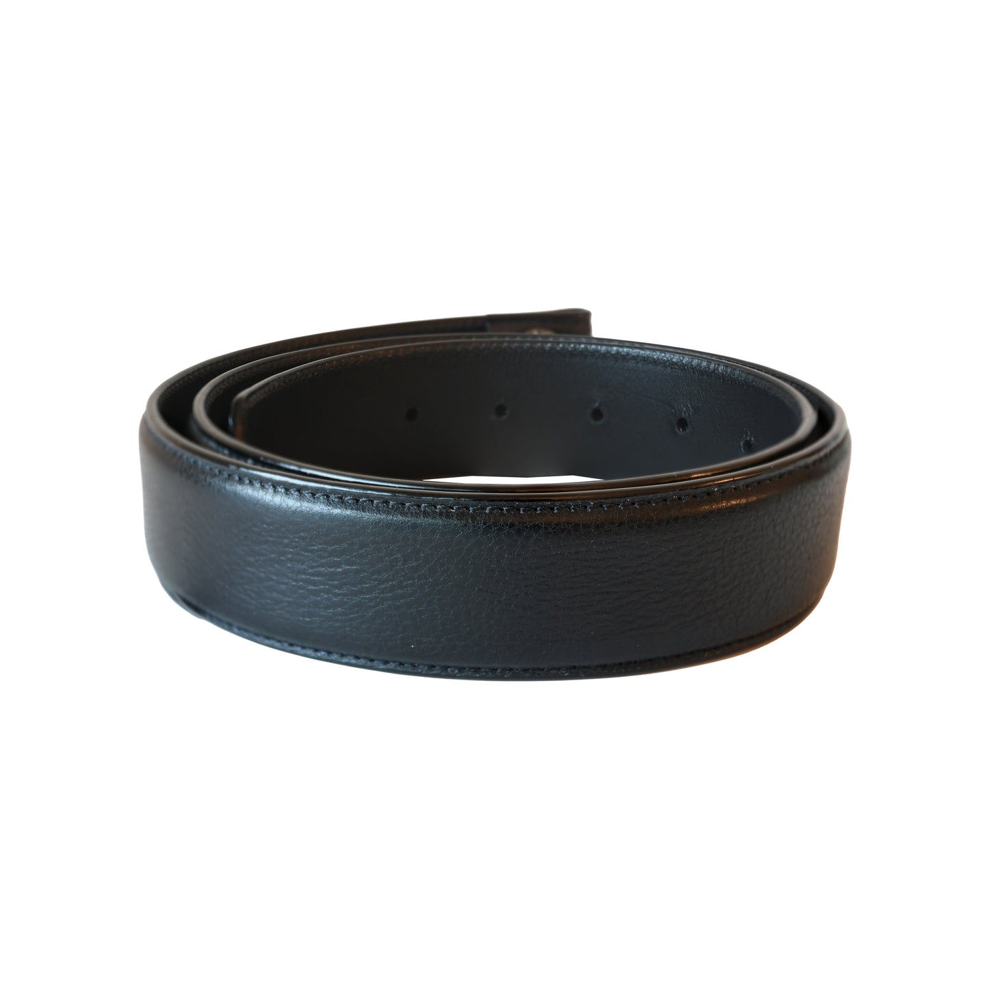 Chrome Hearts Leather Belt Strap Black- NOBLEMARS