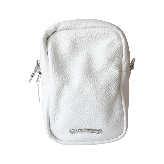 Chrome Hearts Taka Mini Spider Web Shoulder Bag White- NOBLEMARS