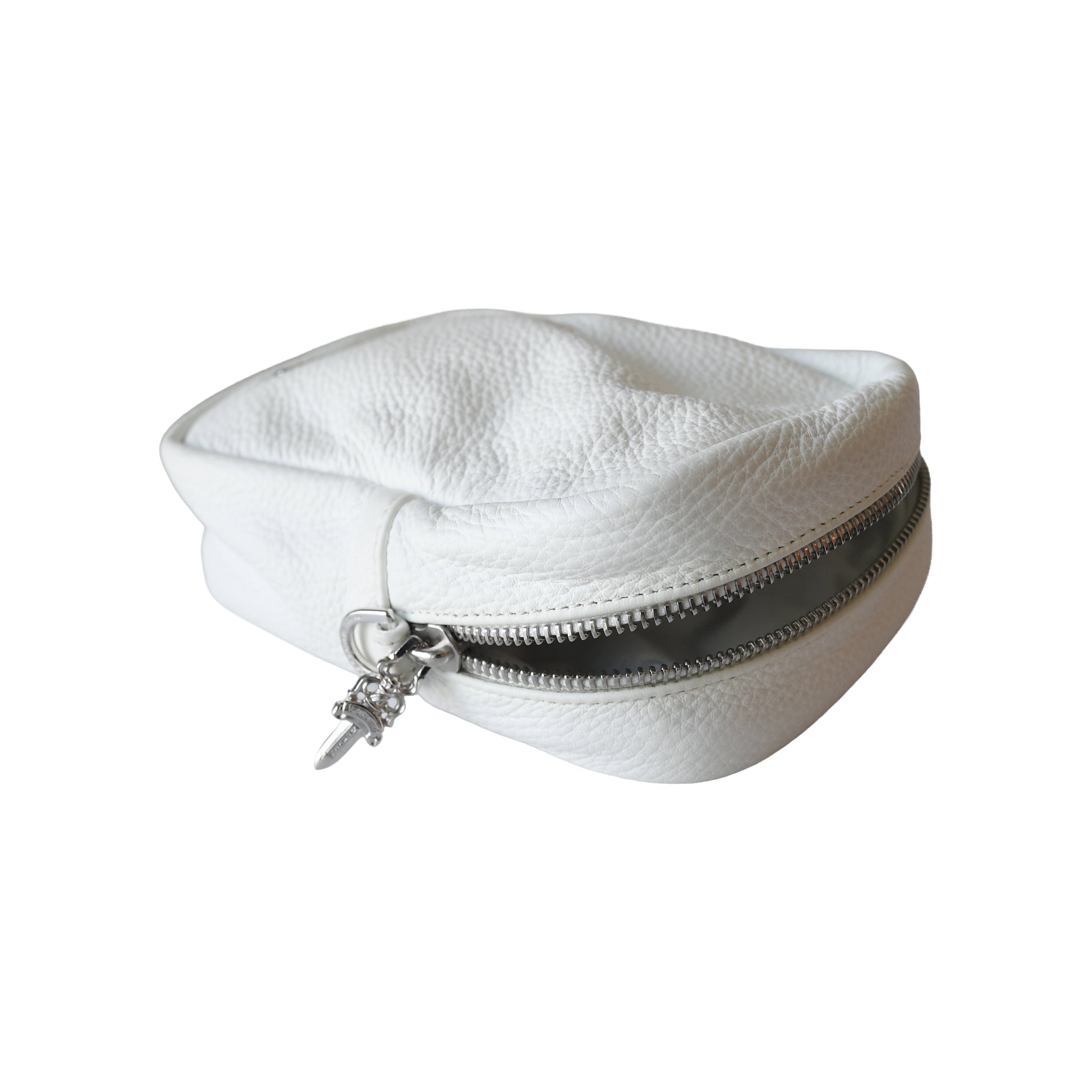 Chrome Hearts Taka Mini Spider Web Shoulder Bag White- NOBLEMARS