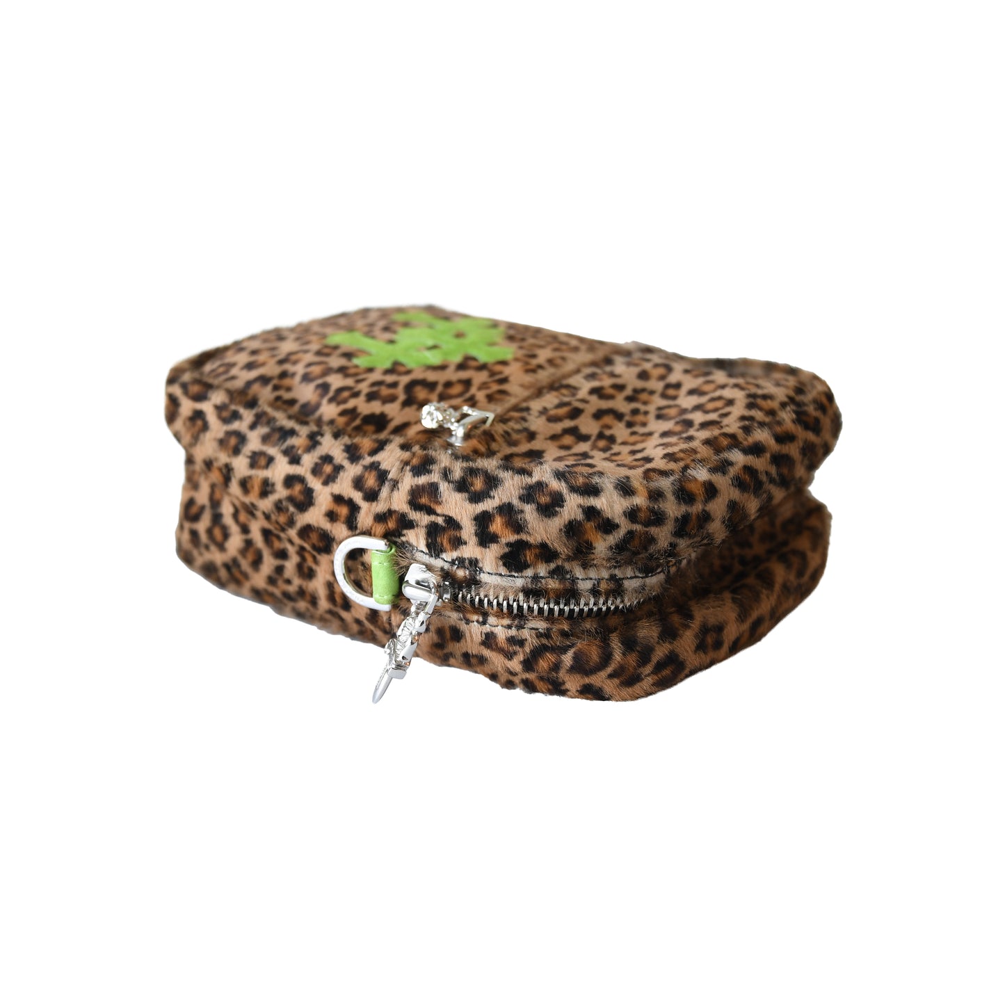 Chrome Hearts Leopard Pony Hair Taka Mini Shoulder Bag Brown- NOBLEMARS