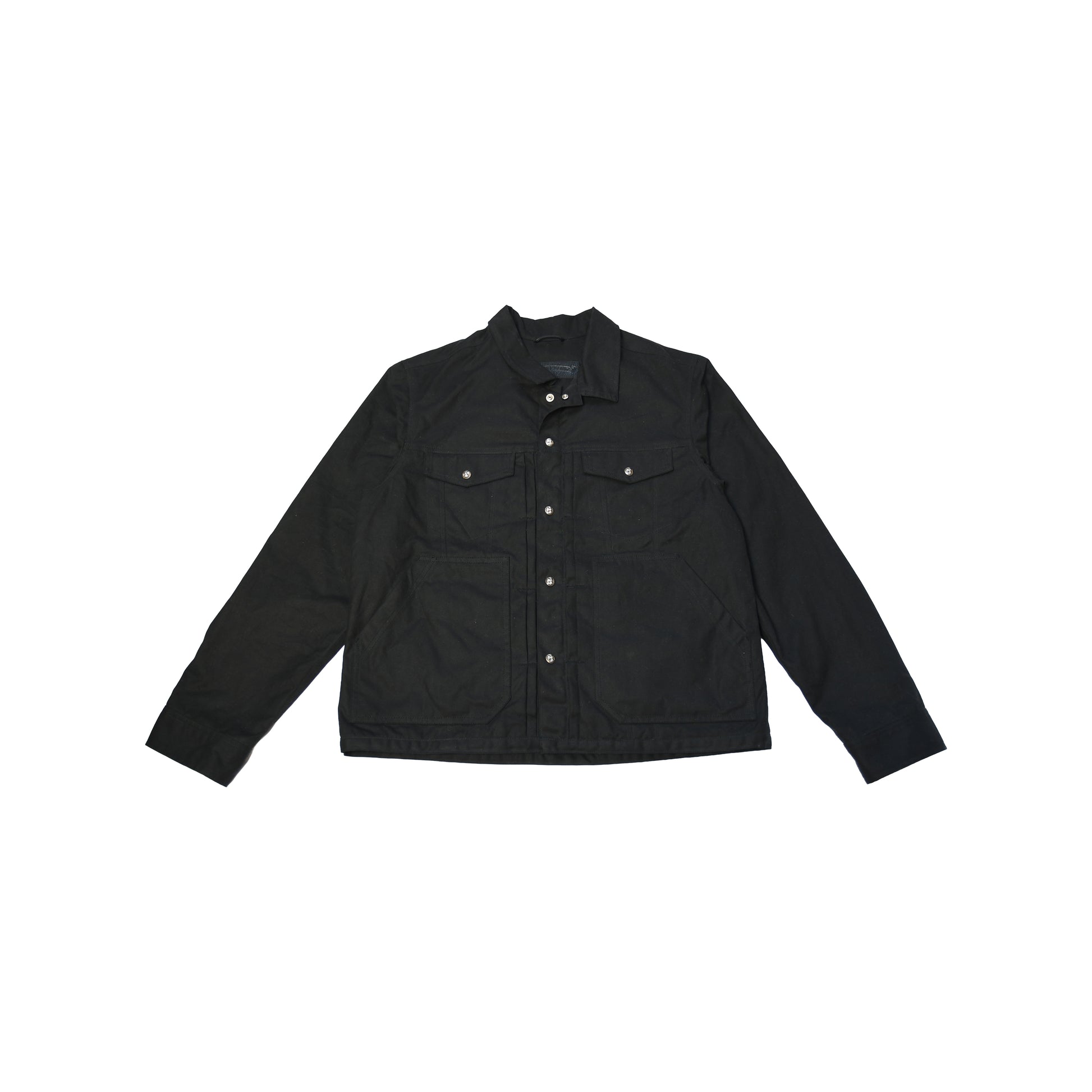 Chrome Hearts Black Denim Work Jacket Black- NOBLEMARS