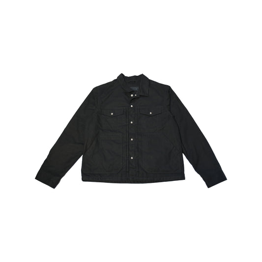 Chrome Hearts Black Denim Work Jacket Black- NOBLEMARS