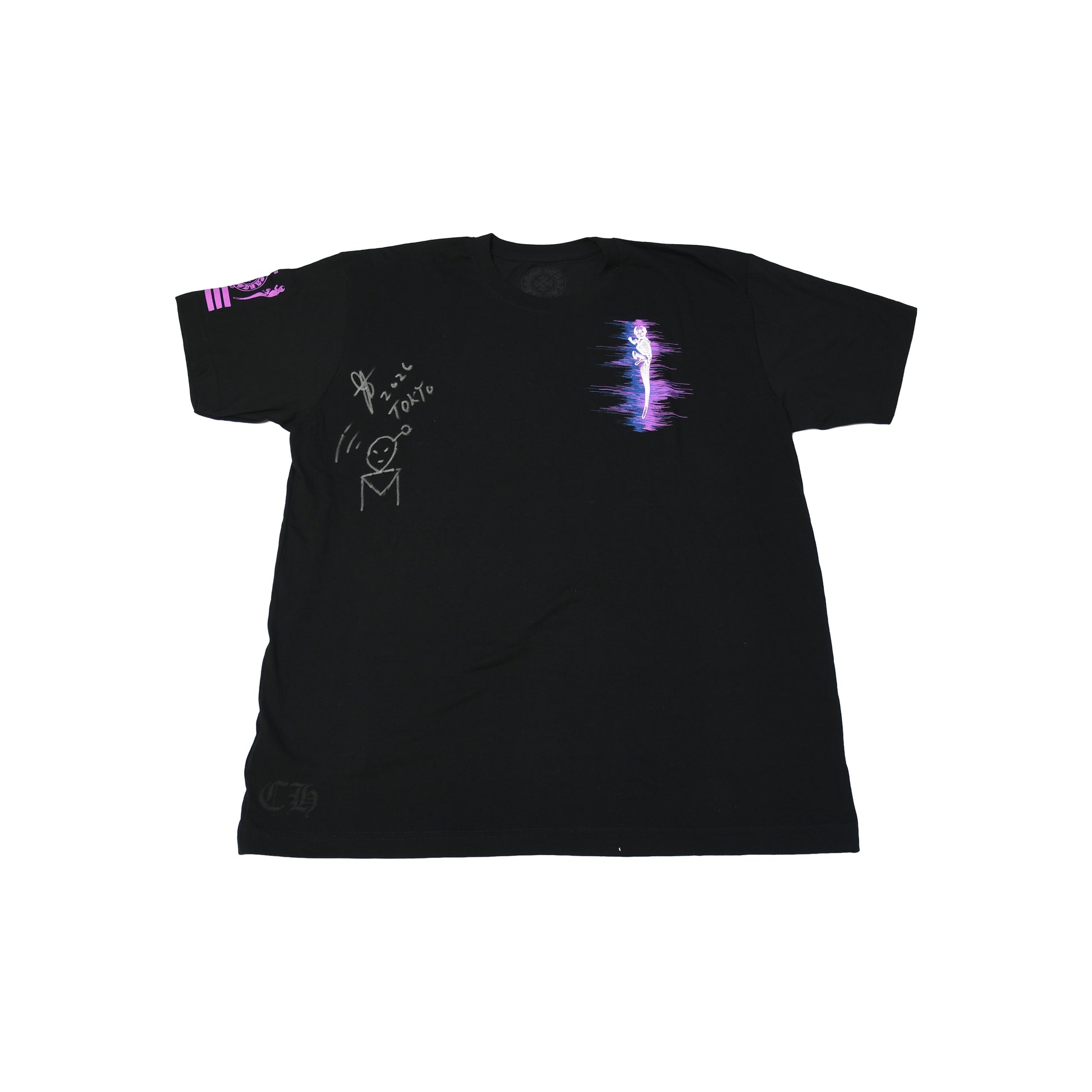 Chrome Hearts x Joe Foti Static In The Signal 2026 Japan Exhibition T-Shirt Black- NOBLEMARS