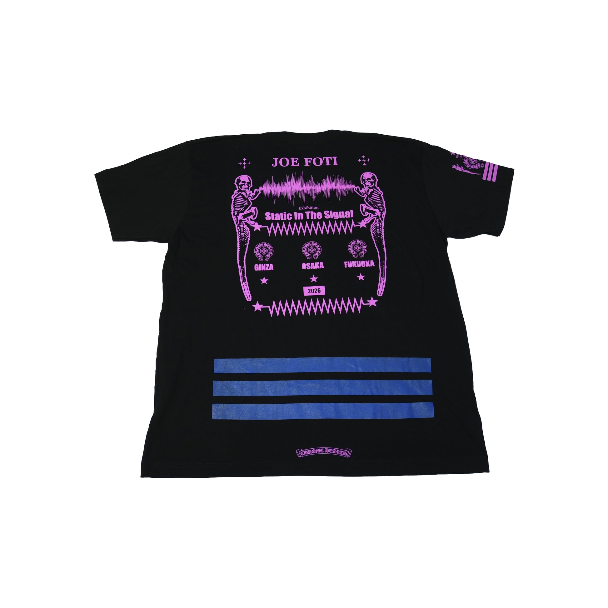 Chrome Hearts x Joe Foti Static In The Signal 2026 Japan Exhibition T-Shirt Black- NOBLEMARS