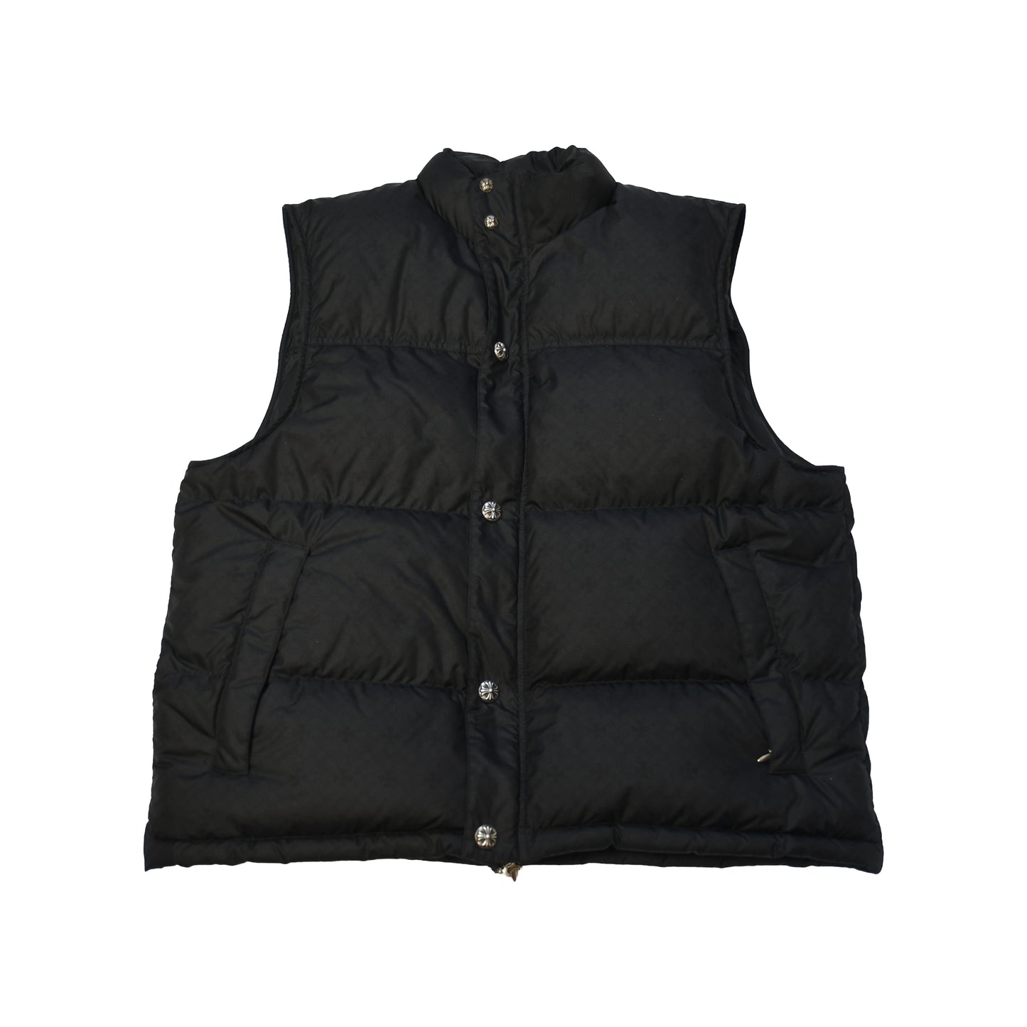 Chrome Hearts Stiff Puffer Vest Black- NOBLEMARS
