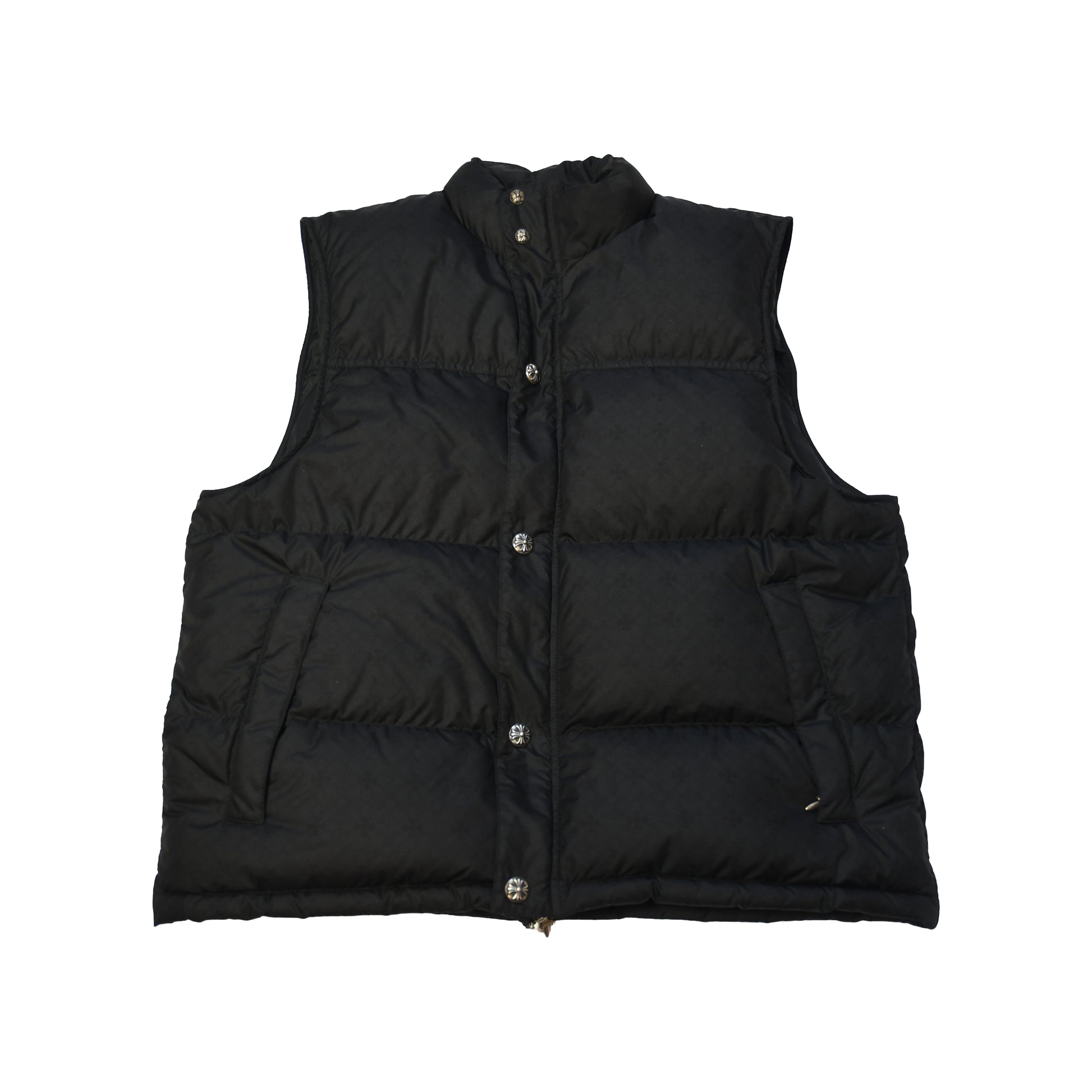 Chrome Hearts Stiff Puffer Vest Black- NOBLEMARS