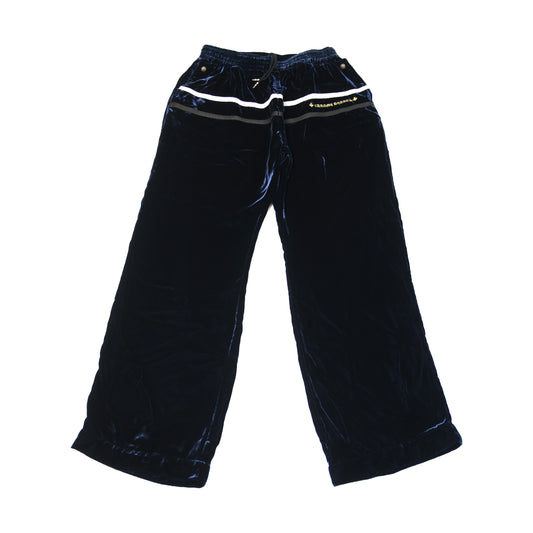 Chrome Hearts So It Goes Velour Track Pants Navy- NOBLEMARS