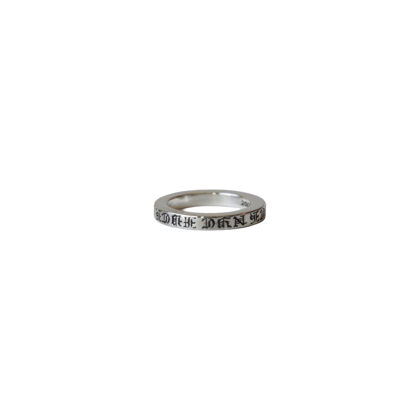 Chrome Hearts 3mm Sterling FU Spacer Ring Silver- NOBLEMARS