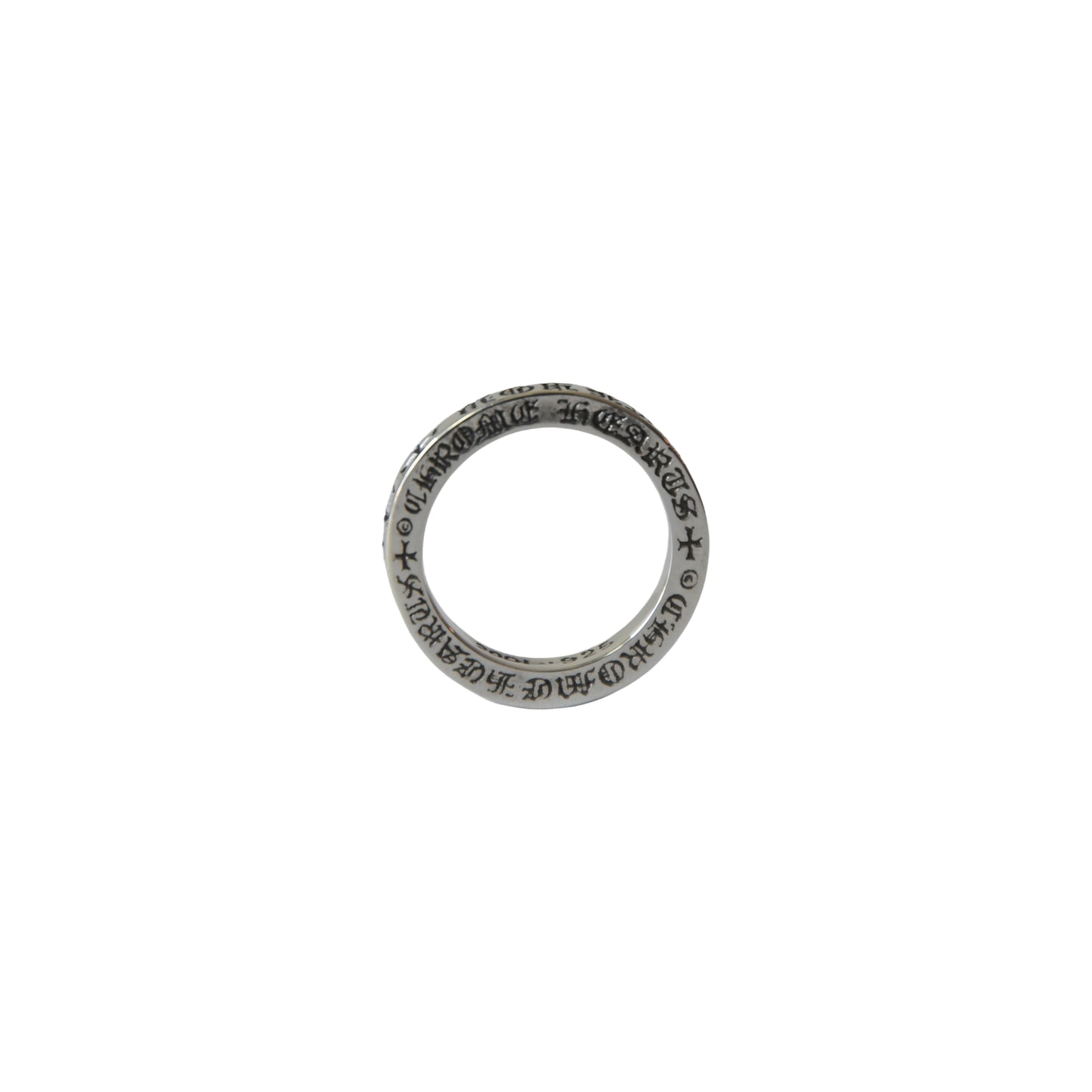 Chrome Hearts 3mm Sterling FU Spacer Ring Silver- NOBLEMARS