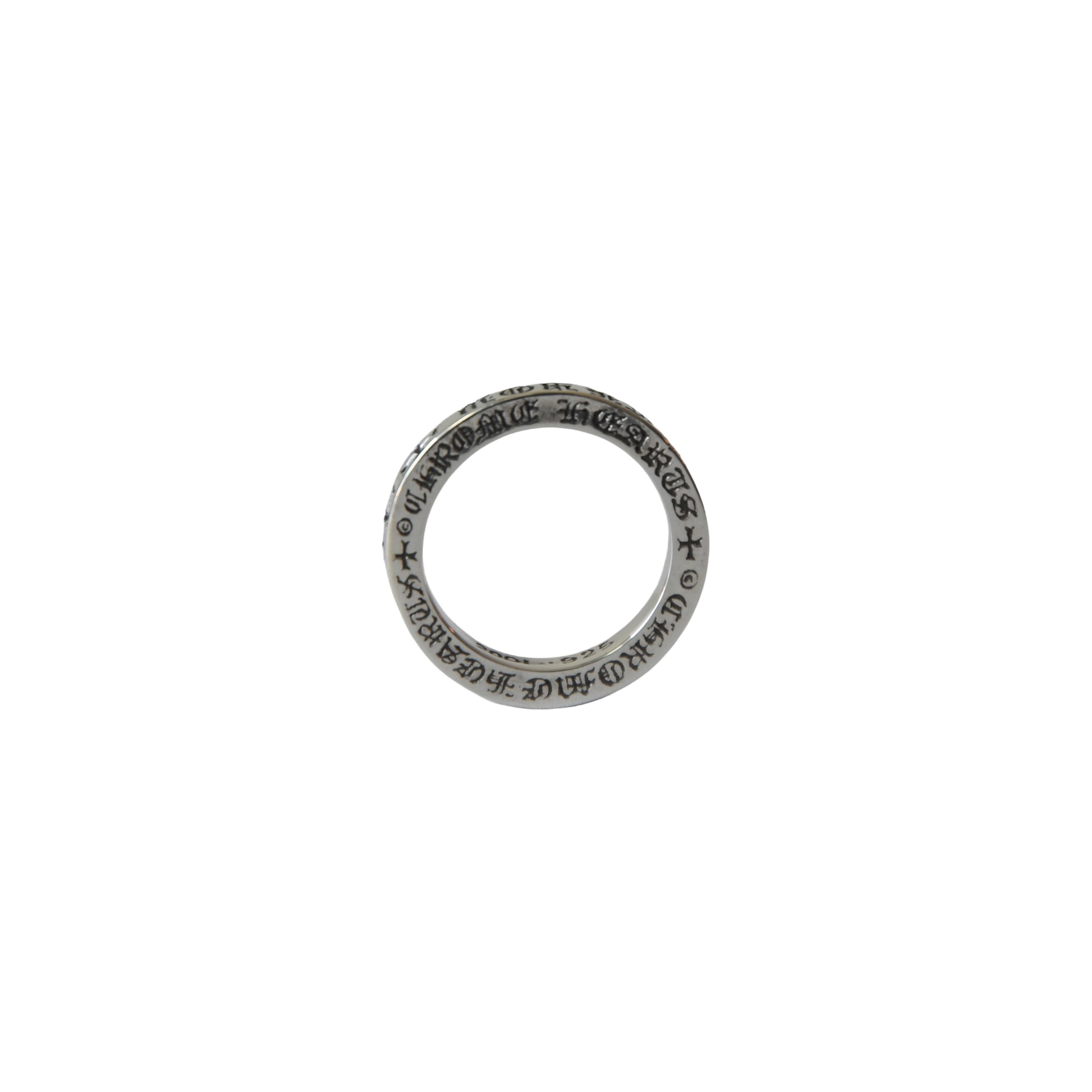Chrome Hearts 3mm Sterling FU Spacer Ring Silver- NOBLEMARS