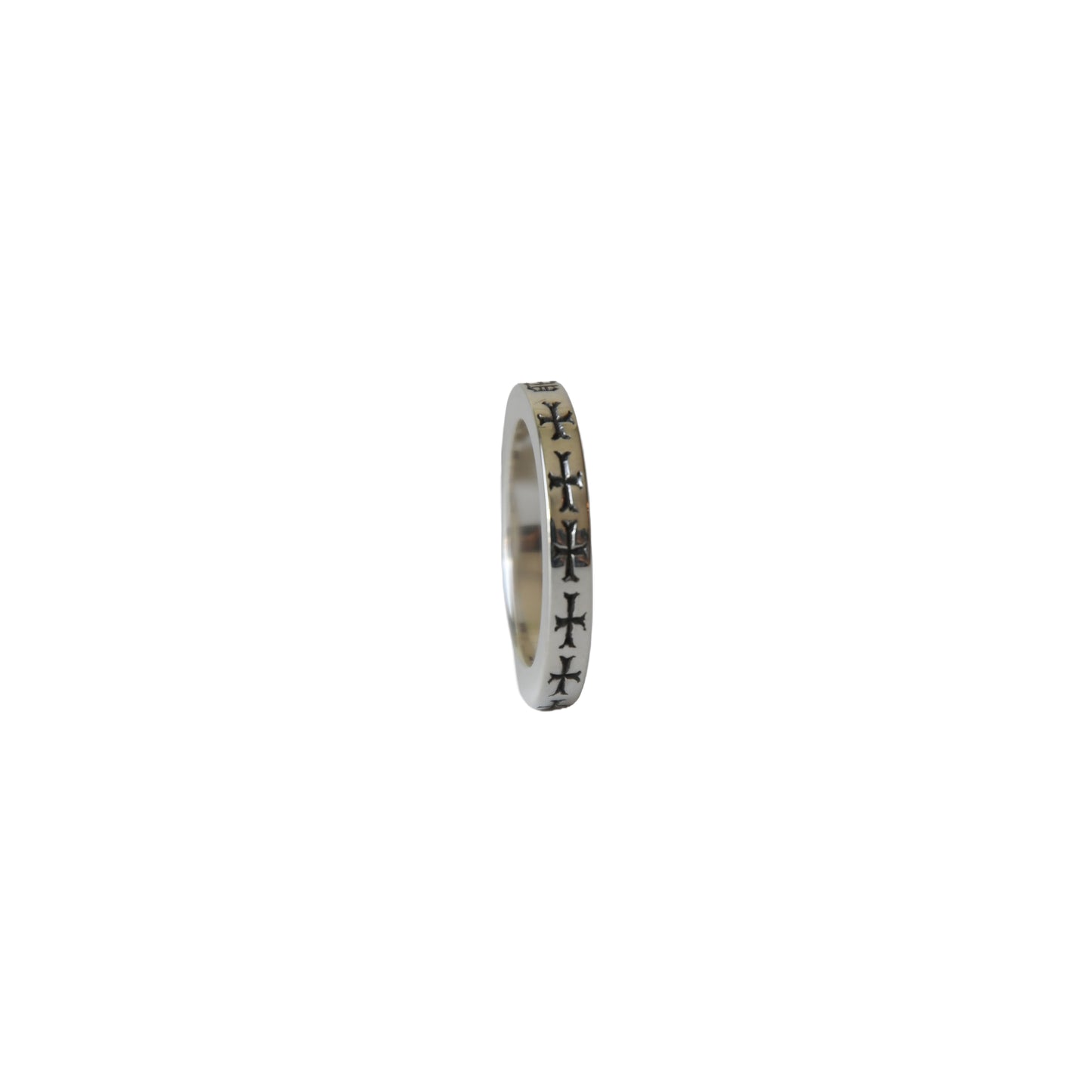 Chrome Hearts 3mm Sterling FU Spacer Ring Silver- NOBLEMARS