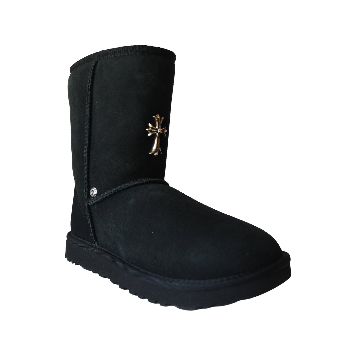 Chrome Hearts x UGG Classic Short II Boots Black- NOBLEMARS