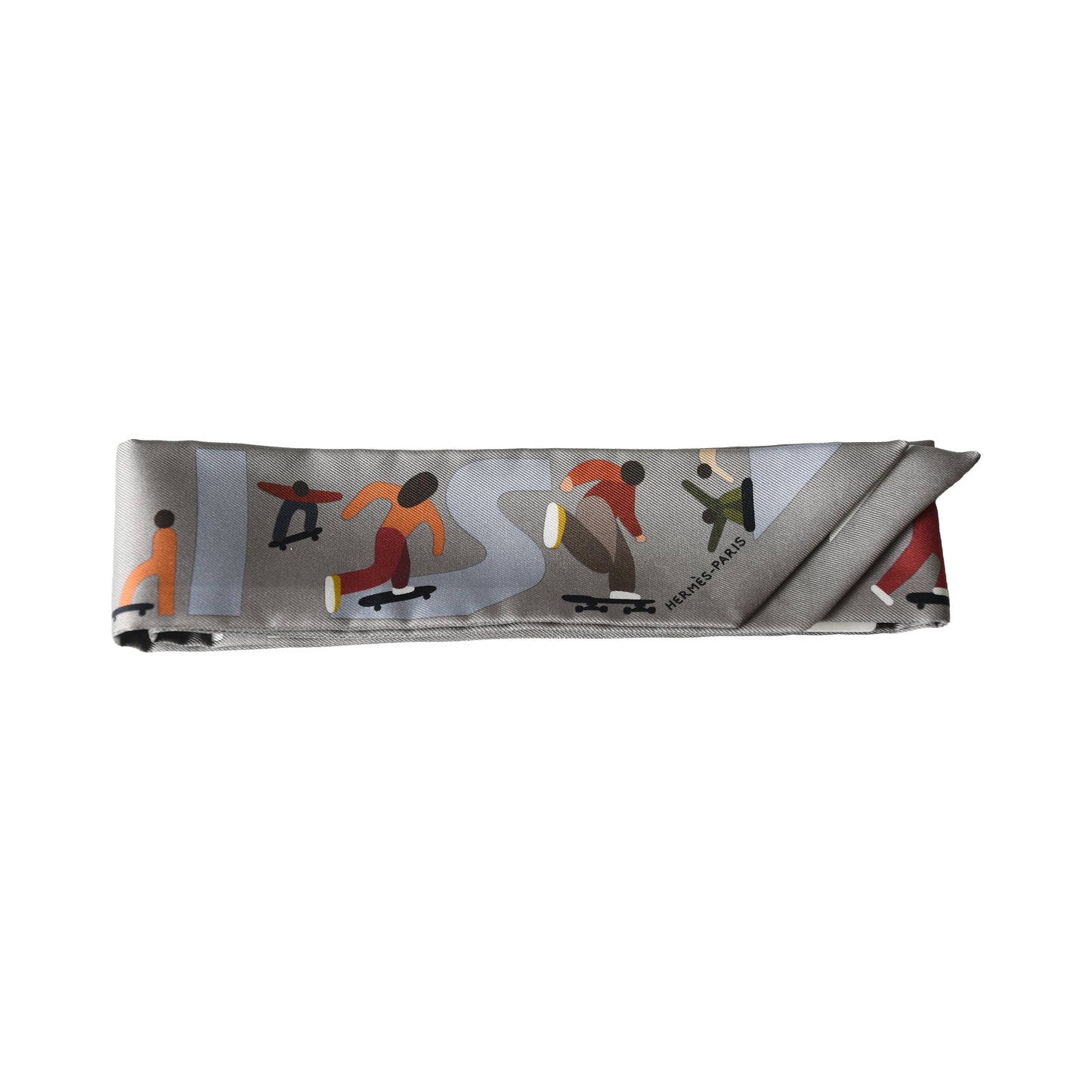 Hermes Figures Libres Twilly Grey