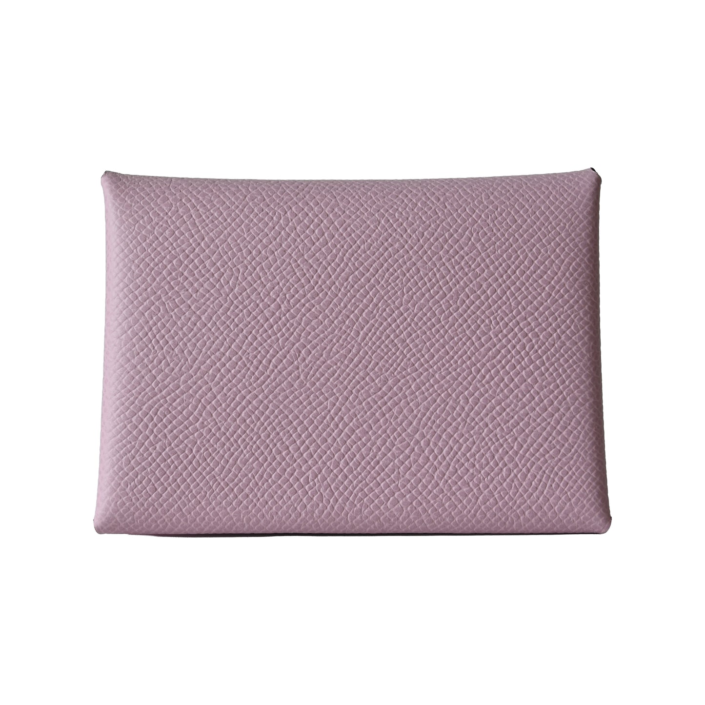 Hermes Calvi Duo Compact Card Holder Mauve Pale