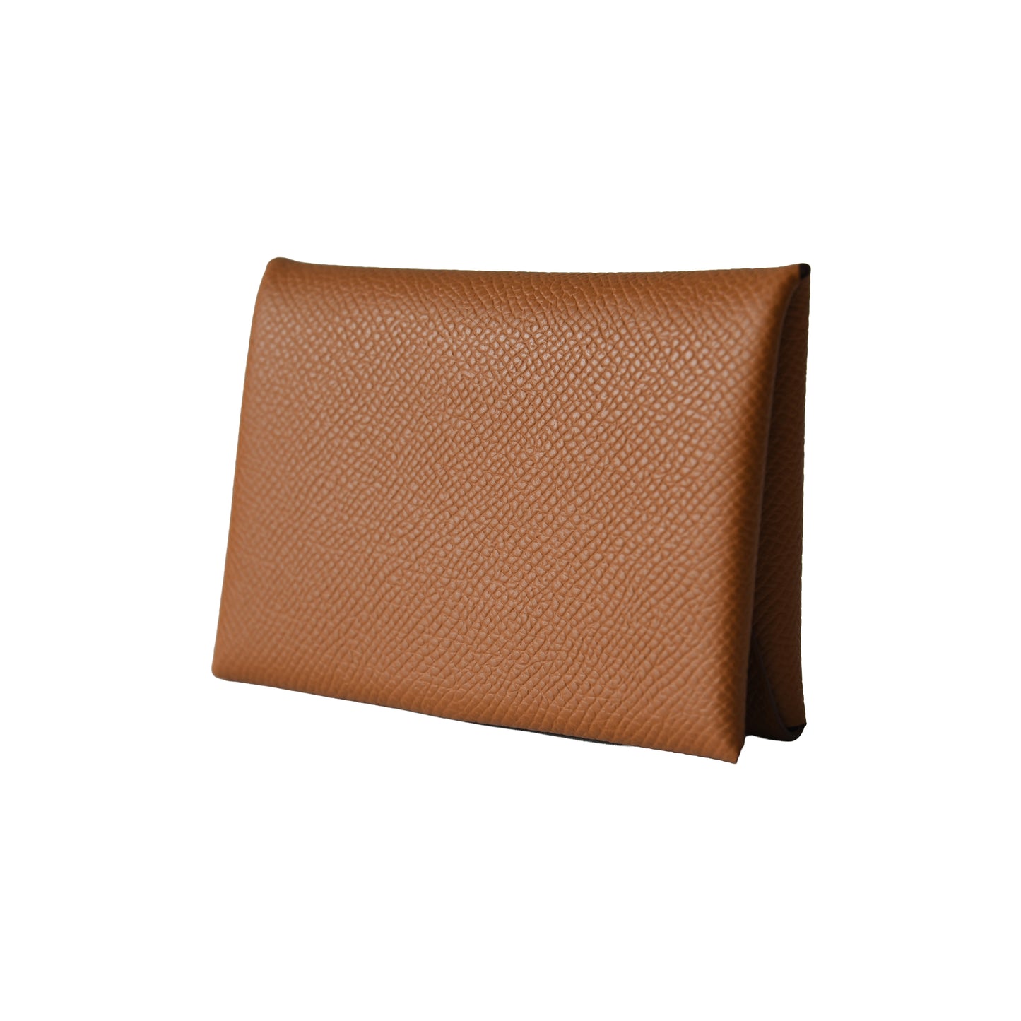 Hermes Calvi Duo Compact Card Holder Gold