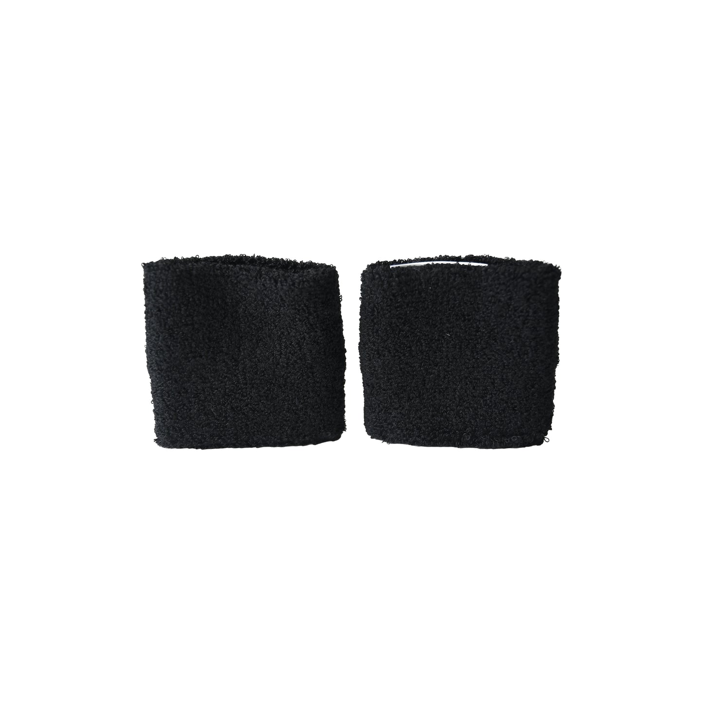 Chrome Hearts Pony Hair Cross Patch Wrist Sweatbands Black