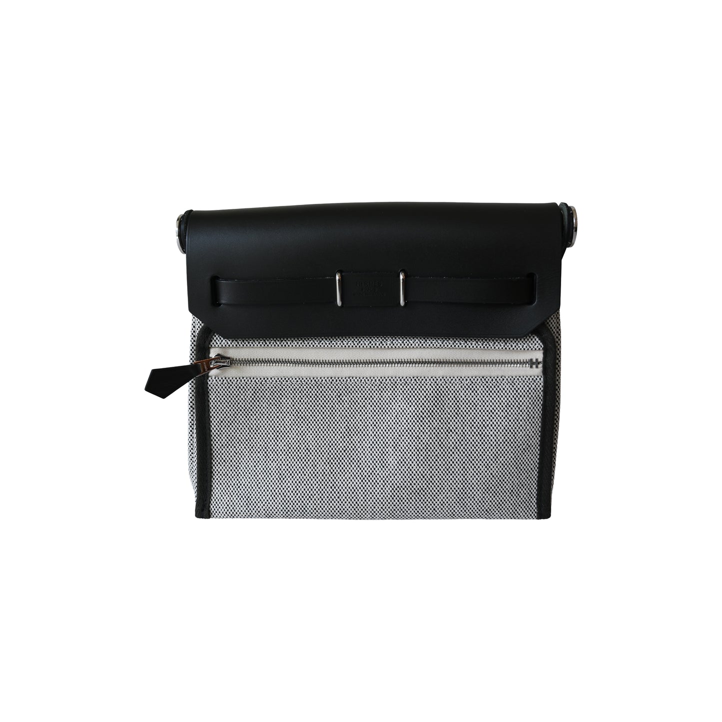 Hermes Mini Herbag Zip 20 Pouch Noir