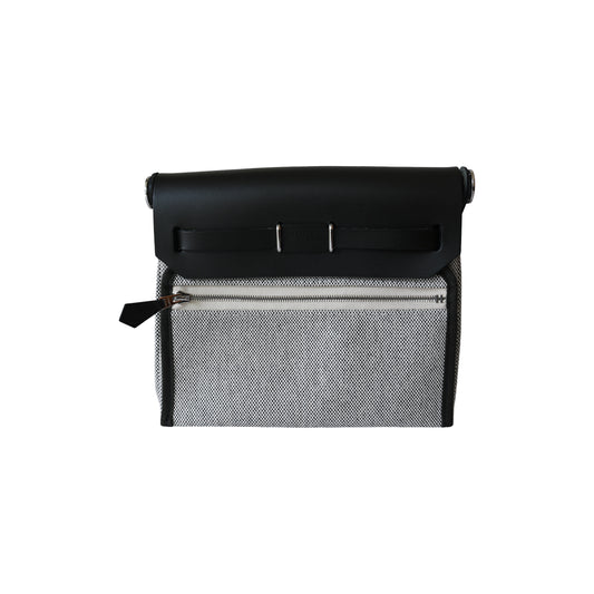 Hermes Mini Herbag Zip 20 Pouch Noir